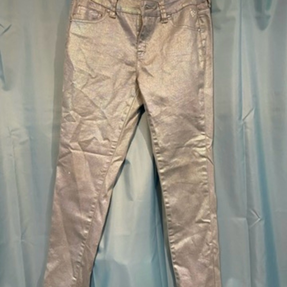Justice Premium Silver Skinny Jeans